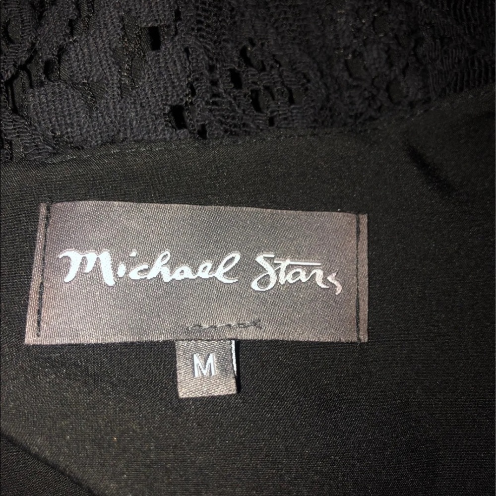 Michael Stars black lace dress M - Picture 4 of 5